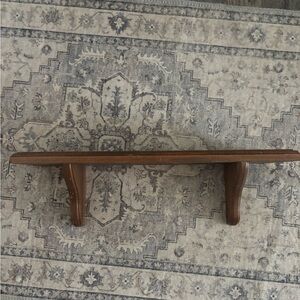 Elegant Brown Wall Shelf